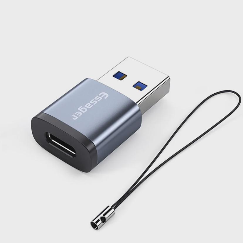 ESSAGER USB 3.0 C타입 to A OTG 젠더 네이비