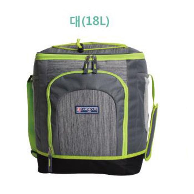 크로스형 아이스 쿨러백 18L - 휴대용 보냉 가방