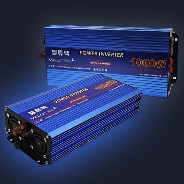벨류텍 순수정현파 인버터 1000W 고효율 전력 변환