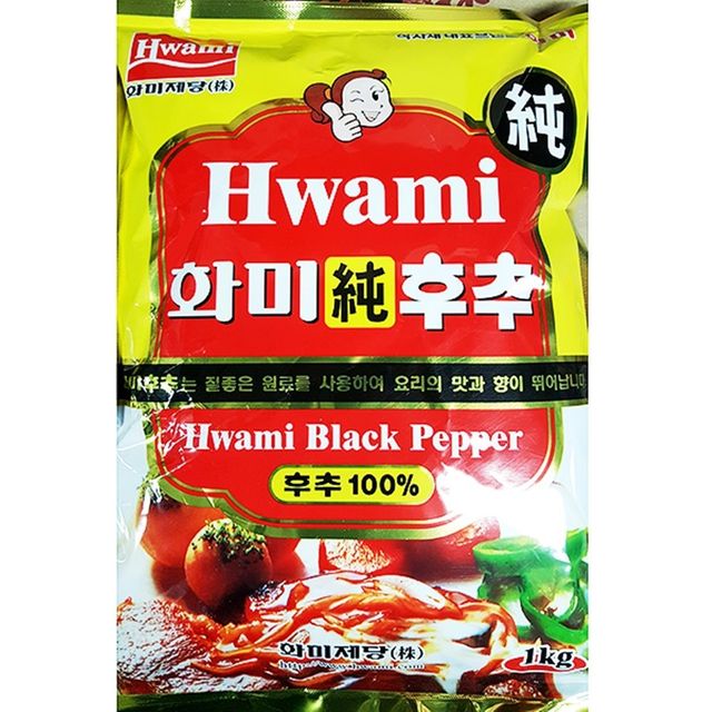 화미 순후추가루 1K - 단일팩 후추 대용량 요리 필수품