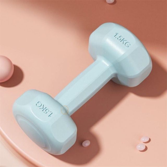 1.5kg 육각 아령 2P 블루 여성용아령 덤벨 가정용아령