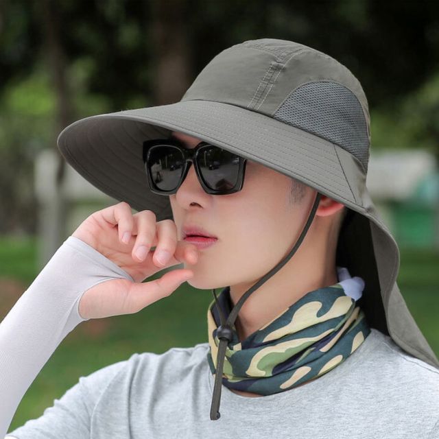 남여공용 여름모자 자외선차단 베일 그늘모자