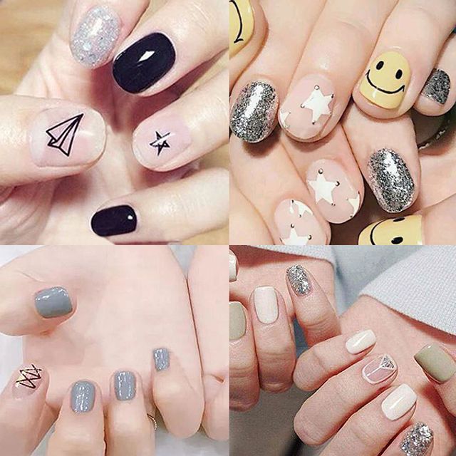 프리티패치네일스티커 붙이는 셀프 패디네일 데일리네일