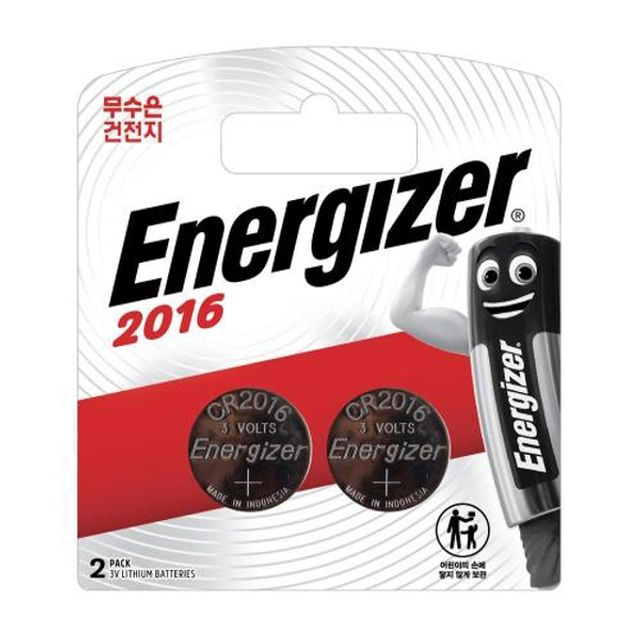 에너자이저 ECR 2016 코인형 리튬 건전지 24개입 - 안정적 전력 공급