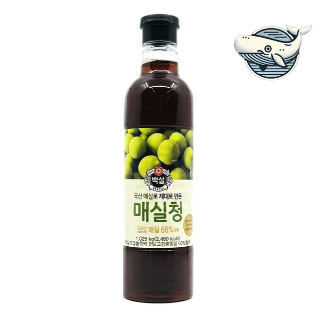 상큼한 백설 매실 농축액 자연 숙성 음료
