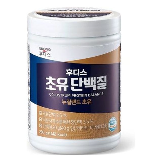 후디스 초유 단백질 280g 영양 보충 식품