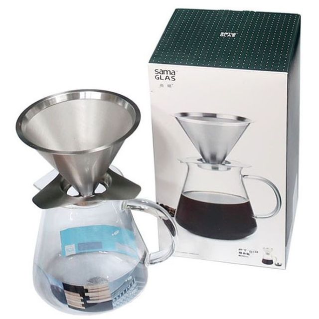 커피 드리퍼 여과기 서버 포트 800ml 핸드드립 세트