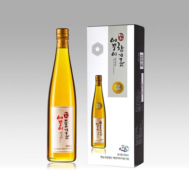 어무이 기름 5호 들기름 500ml - 고소한 맛의 프리미엄 참기름