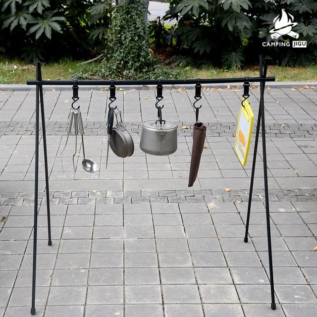 캠핑지구 인디언 행어 높이조절 건조대 식기걸이 캠핑용품