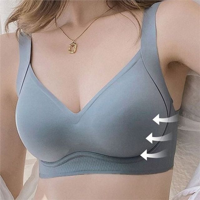기능성 여성 심리스 브라 노와이어 여성 볼륨 업 브라 스포츠브라