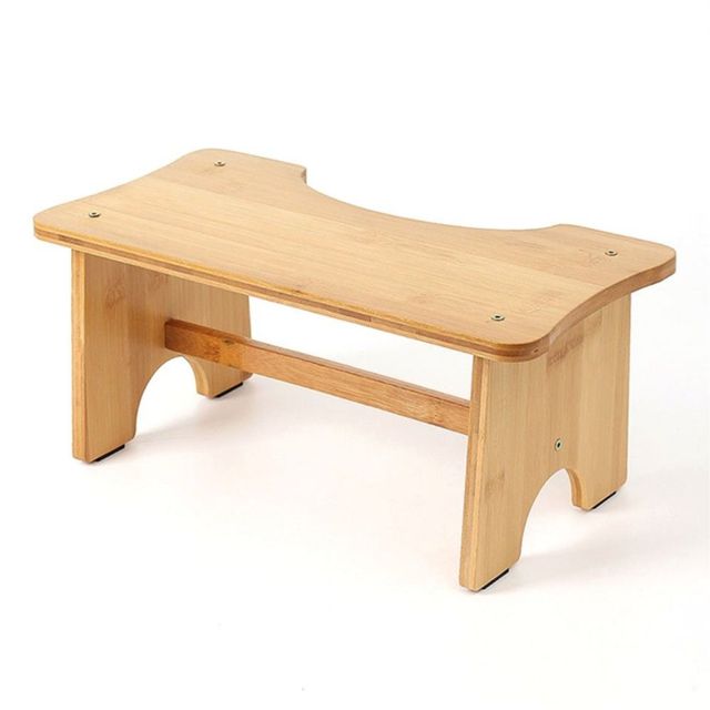 욕실변기 발받침대 39x20x17cm 내추럴