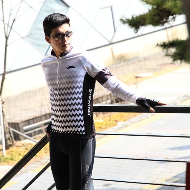 세컨윈드 젠틀맨 긴팔저지 자전거져지 자전거의류