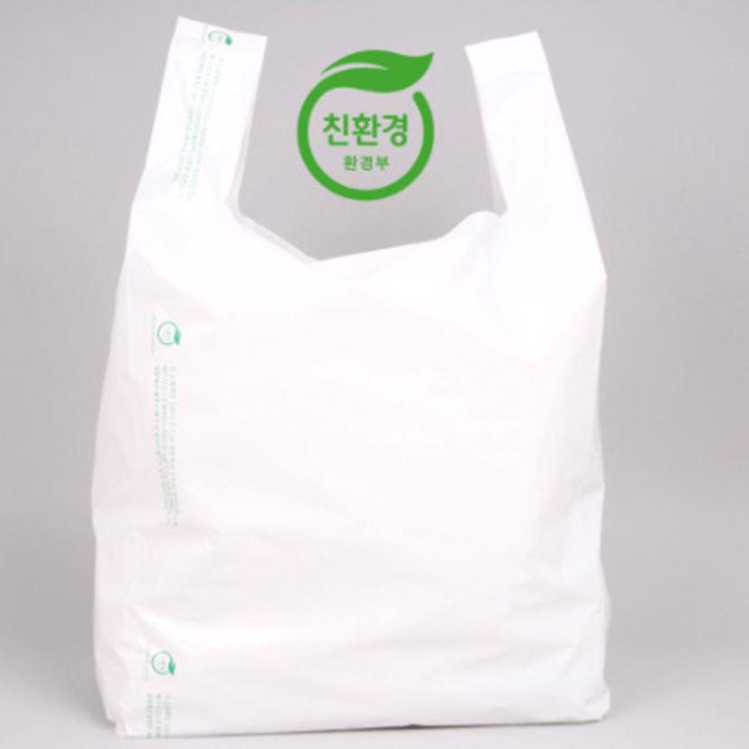 생분해 비닐봉투 100매입 중형 대형 쓰레기 봉투