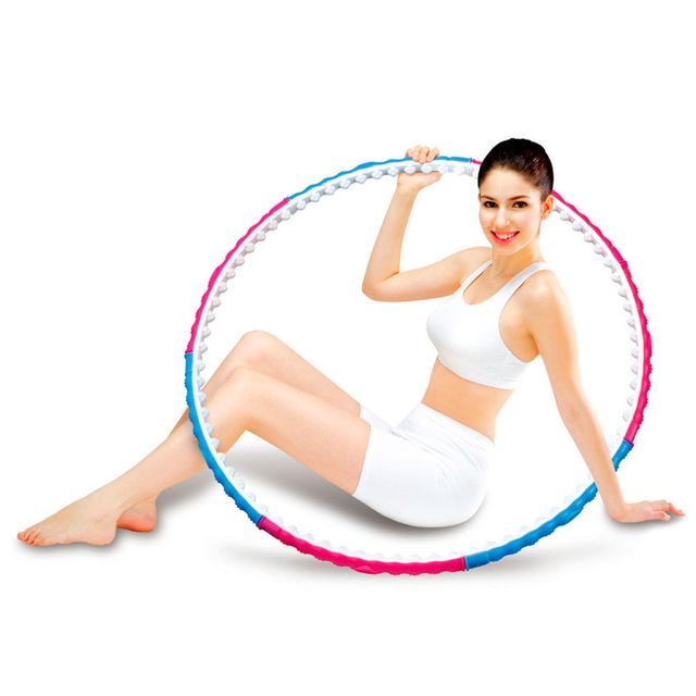 훌라후프 패션후프 1.0kg 지압 전신 복근운동기구