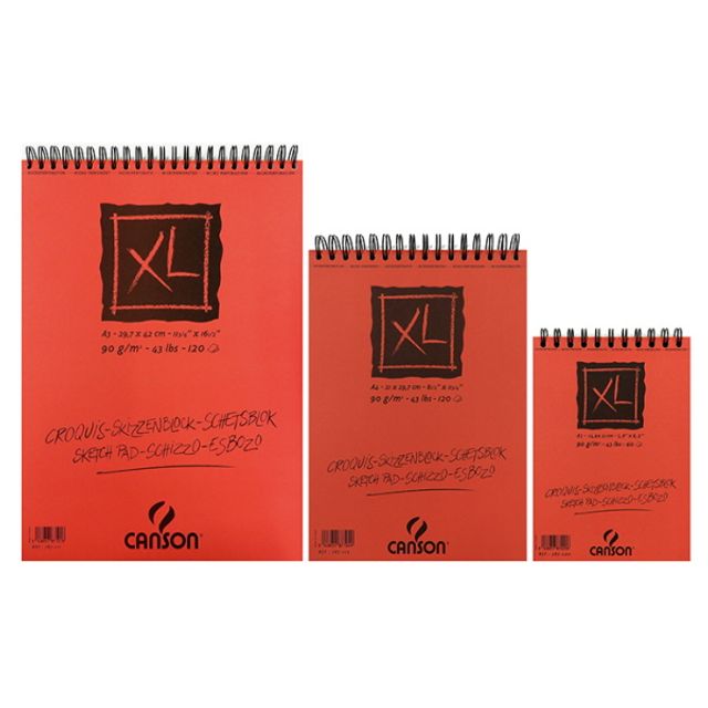 CANSON XL 스케치북 A5 크로키북 드로잉용 종이 100g