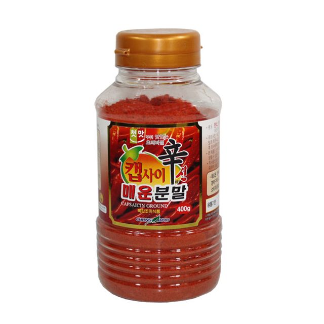 청우 더진한 캡사이신 매운 분말 400g - 강력한 매운맛