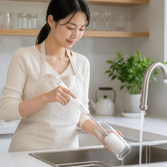 젖병 세척솔 물병 청소 브러시 주방 설거지 용품 육아 젖병솔