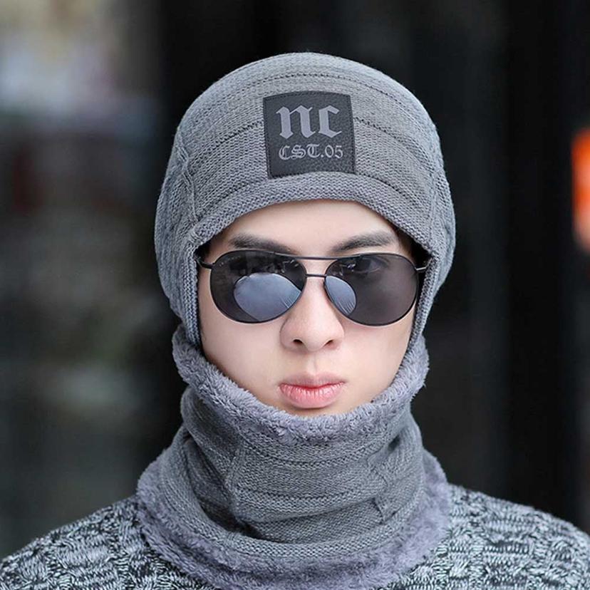 남자 비니 넥워머 세트 겨울 코디 액세서리