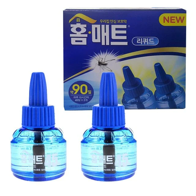 모기 훈증기 홈매트 리퀴드용 45일 리필 2개 세트