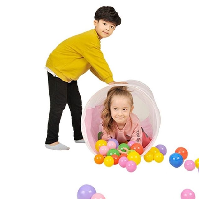 유아 체육 교구 매쉬 투명 터널 놀이 운동 능력 향상