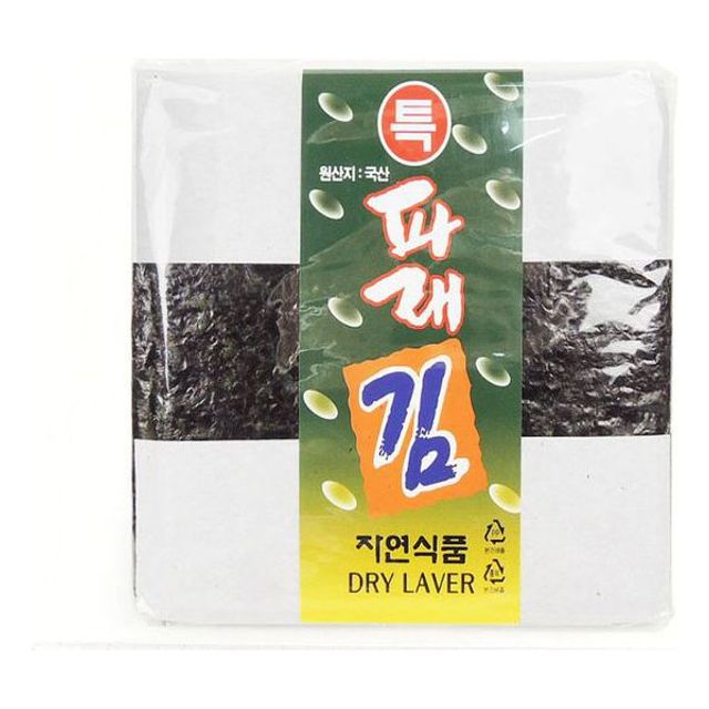 파래김 1속 100매 구운김용 해초 요리