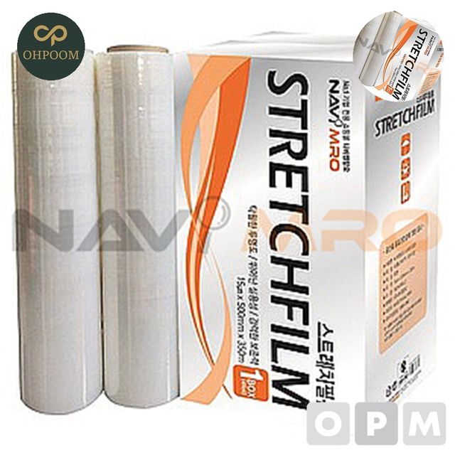 산업용랩 파렛트랩 스트레치필름 350m 1BOX 4EA 두께 15 15500350