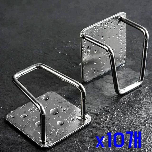 간편설치 스테인레스 주방 깔끔 거치대 x10개