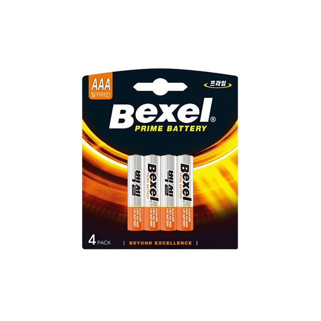 알카라인 셋트 BEXEL 배터리 AAA 4입
