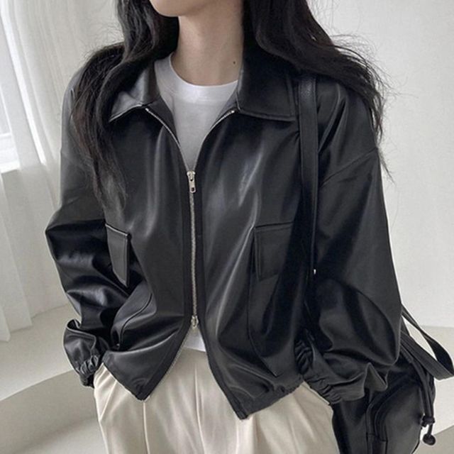 20성 여성의류 30성 라이더 오버핏 여성 코디 캐쥬얼