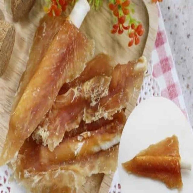 강아지 닭갈비 육포 300g 반려견 간식