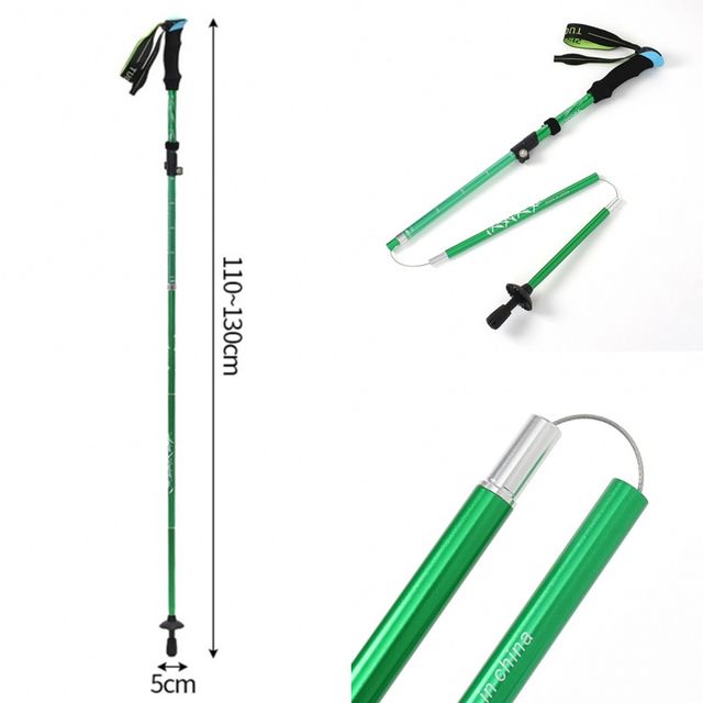 액티브원 5단 접이식 등산스틱 130cm 초경량 등산지팡이
