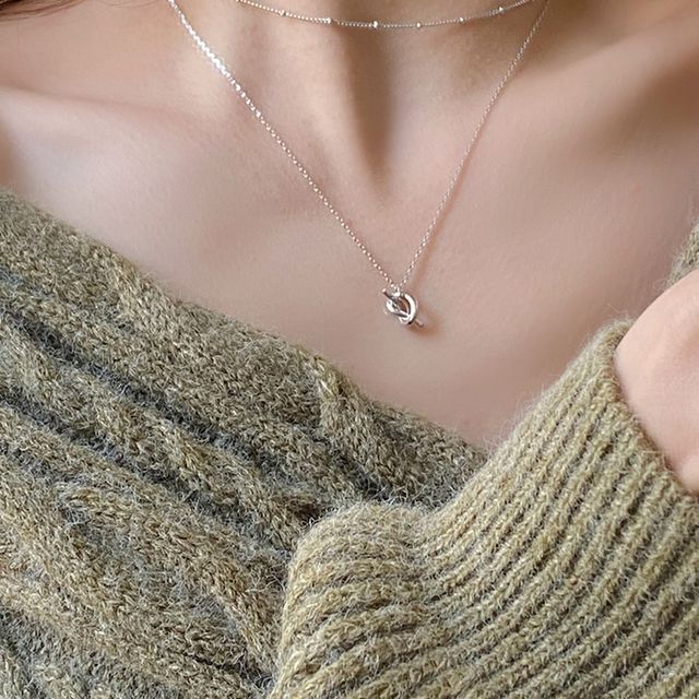 Twisted layered necklace N 126 트위스트 레이어드 패션 목걸이