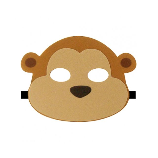 동물가면띠 원숭이 - 가베 놀이용 활발한 원숭이 머리띠