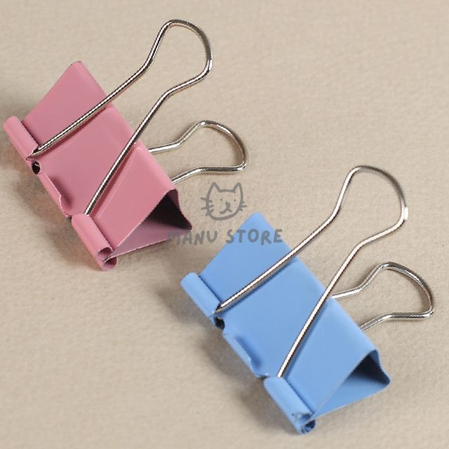 문서클립 문구용집게 더블 클립 2p세트 4cm