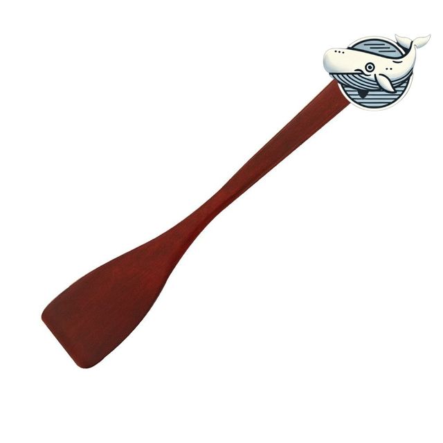 옻칠 미니 뒤지개 수저받침 원목 조리도구