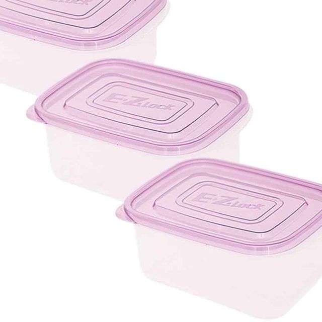 밀폐용기 270ml 3p 반찬보관용기 사각밀폐용기 업소용밀폐용기 소형밀폐용기