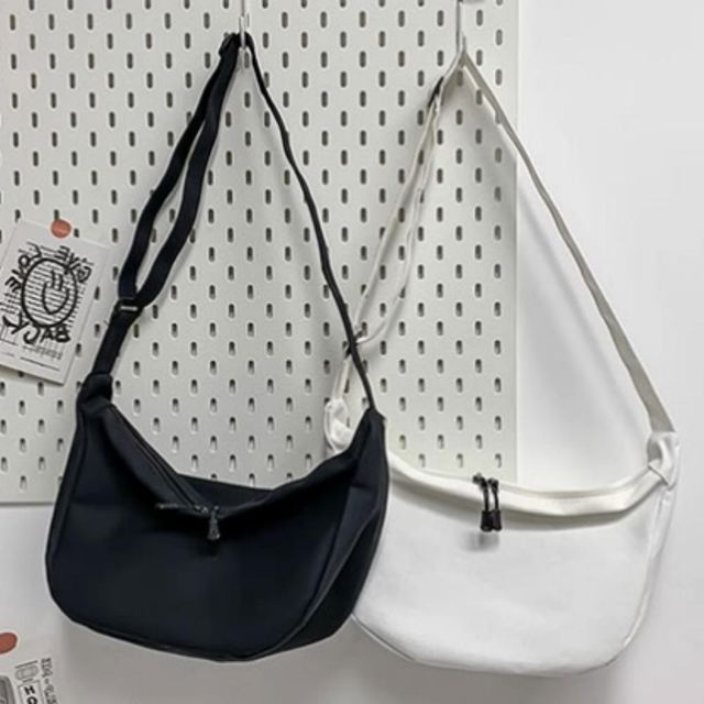 뉴트럴 호보 크로스백 남녀공용 데일리 스쿨백 캔버스 백 에코백 학생가방