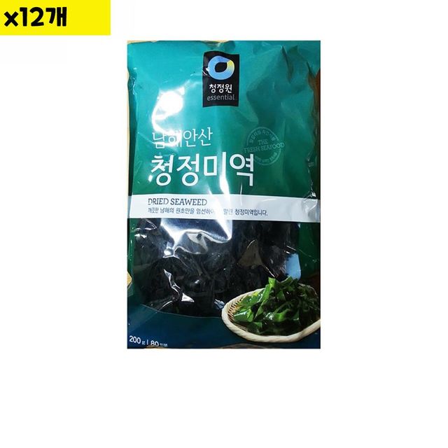 청정원 건미역 도매 200g x12개 - 식당용 대량 구매 최적