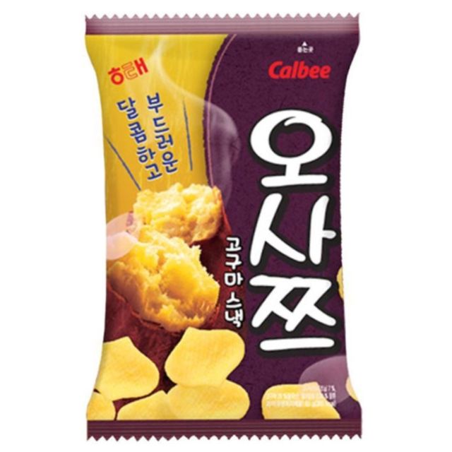 해태제과 오사쯔 고구마스낵 60g 달콤고구마 맛