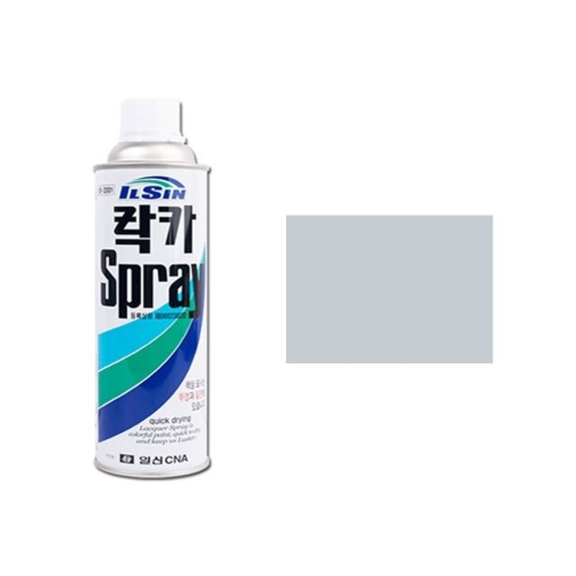 일신 스프레이 락카 은색 420ml 40개입 박스 세트