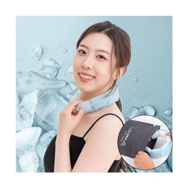 자연냉각 쿨링 파우치 포함 아이스 큐브 넥쿨러 여름 냉감 넥워머