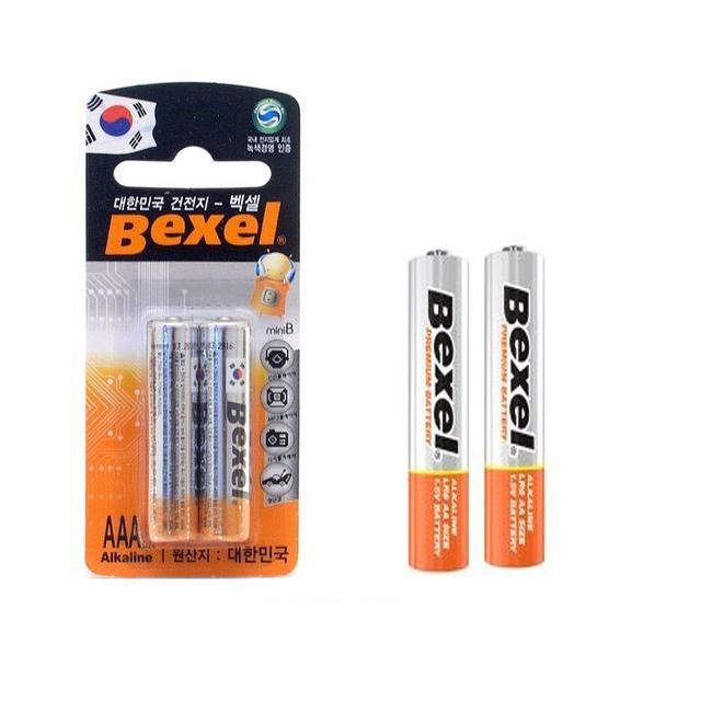백셀 알카라인 1.5V 건전지 2개입 일반형 AA 건전지
