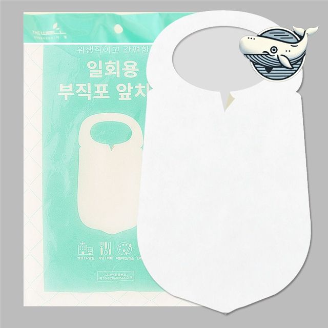 가정용 일회용 앞치마 50매 부직포 주방 청소