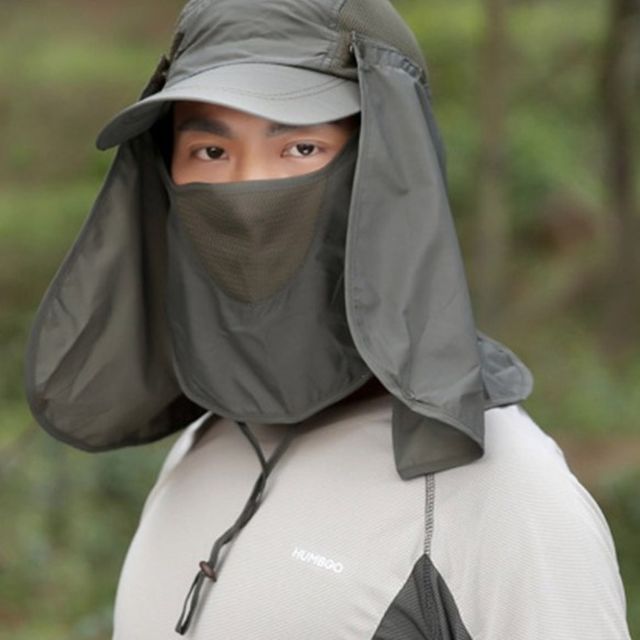 남여공용 얼굴 전체 햇빛 차단 변형 썬캡 자외선 차단 모자