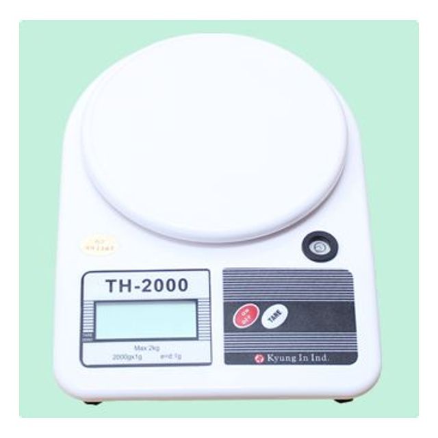 경인 전자저울 TH-2000 - 주방 계량 요리 제빵용