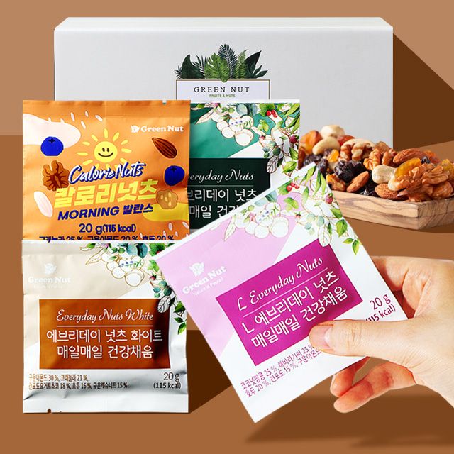 하루건강견과 30봉 세트 고소한 일일 종합 견과류