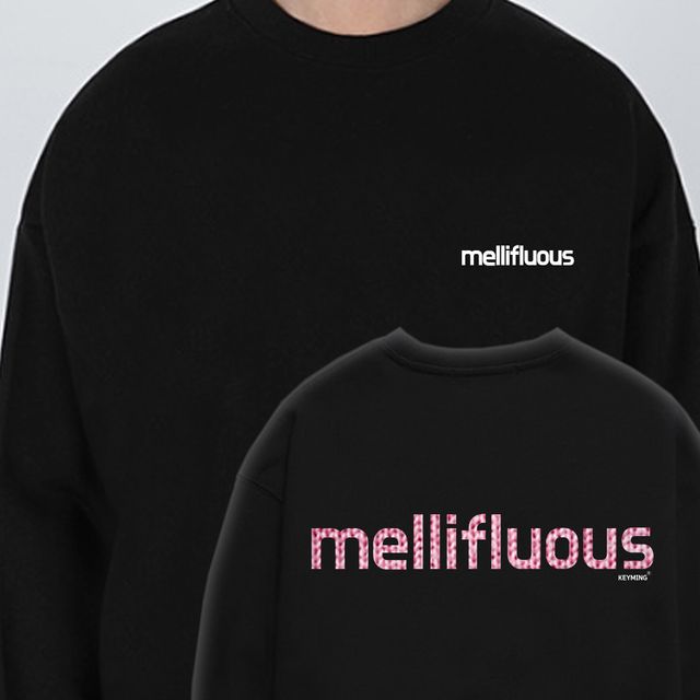 키밍 mellifluous 맨투맨 가을 기본티 데일리 라운드