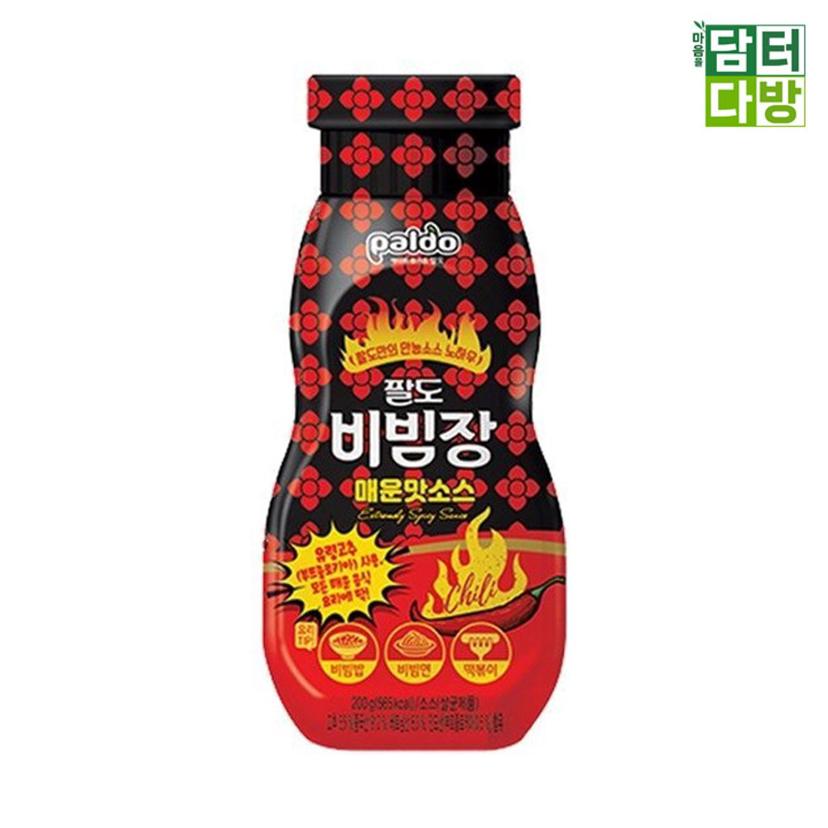 팔도 비빔장 매운맛 소스 200g 3개 세트 만능 양념