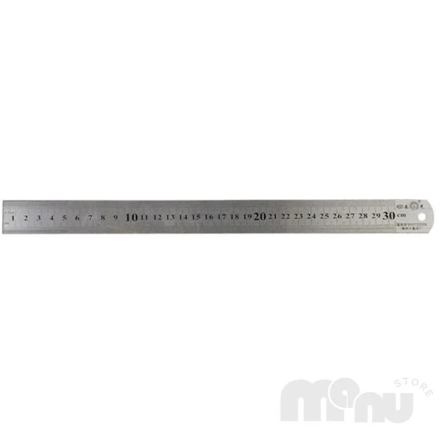 인치눈금자 사무실눈금자 30cm 쇠자
