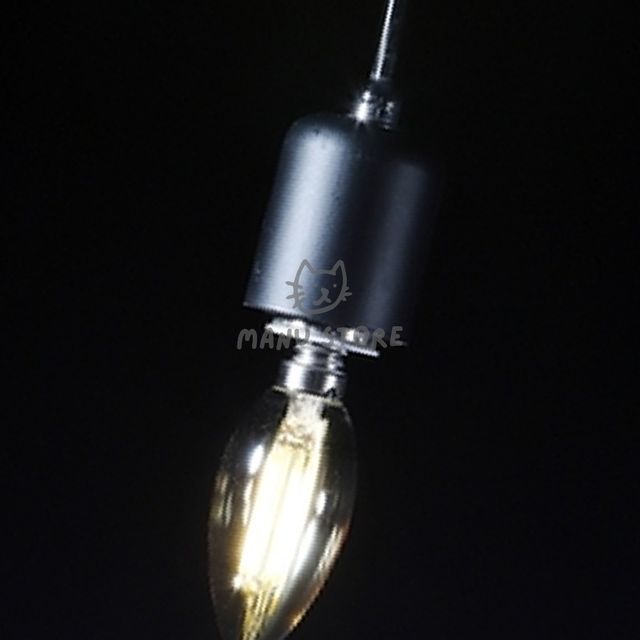 카페인테리어조명등 led촛불조명 에디슨 LED 촛대구 골드 4W 2.7K E14 KS